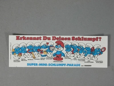 HPF-BPZ: Beipackzettel "Erkennst D. D. Schlumpf" 1981, 2 Kreuze, 100% original - Bild 1 von 4
