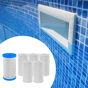 Pool Filter Cartridge Replacement Reusable The Water Clean Pool Filter Papers - Picture 1 of 7