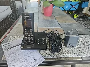 Panasonic Kx-tg8231b Cordless Phone And Answering Machine - Picture 1 of 7