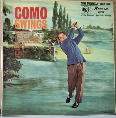 Perry Como - COMO SWINGS 1959 RCA L10783 AUSTRALIA 1ST PRESSING LP - Image 1 of 3