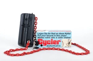 Vintage NOS Cycler Automatic Retractable Chain Bicycle Lock - Made in Germany - Picture 1 of 4