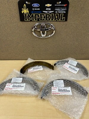 TOYOTA GENUINE OEM NEW PARKING BRAKE SHOES 4653034010 QTY 4 TUNDRA - Image 1 of 4