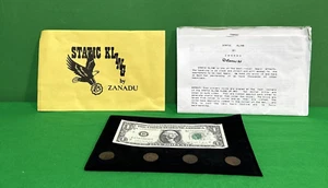 STATIC KLING DE ZANADU - EL ÚLTIMO CONJUNTO DE MONEDAS - TRUCO DE MAGIA DE COLECCIÓN - Imagen 1 de 9