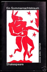 Theaterprogramm, Maxim Gorki Theater Berlin, Ein Sommernachtstraum, 1980/81 - Bild 1 von 1