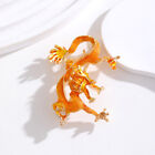 Dragon Brooch Men Suit Lapel Pins Chinese Style Vintage Dragon Shaped Brooches