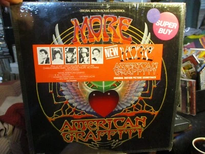 1979 MORE AMERICAN GRAFFITI Soundtrack 2 LP MCA2-11006 Shrink HypeSticker VG-/NM - Image 1 of 3