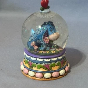 Figura Walt Disney Snowglobe Eeyore Jim Shore Winnie Pooh Gloom Bloom Enesco - Imagen 1 de 4