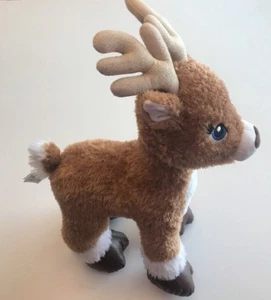 Build A Bear Vixen Reindeer Team Santa Plush Toy Sparkle Fur Blue Eyes 17 Inch - Picture 1 of 7