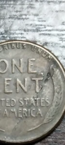 Errore di laminazione centesimo Lincoln 1925 S - Foto 1 di 3