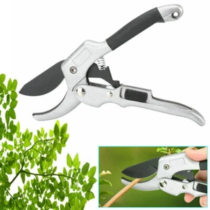 8" Heavy Duty Garden Ratchet Hand Pruners Pro Pruning Shears Clippers Trimmers - Picture 1 of 13