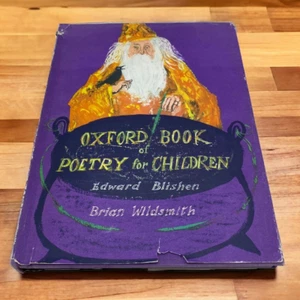 Oxford Book of Poetry for Children, Blishen, Wildsmith, 1st Ed, C. 1963, HB/DJ - Bild 1 von 9