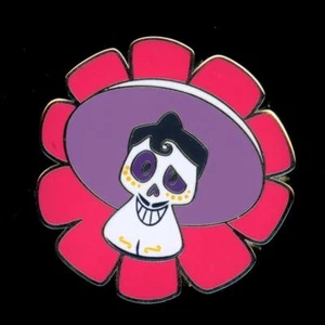 Ernesto de la Cruz Starter Pink Flower Coco Disney Pin 144285 - Picture 1 of 1