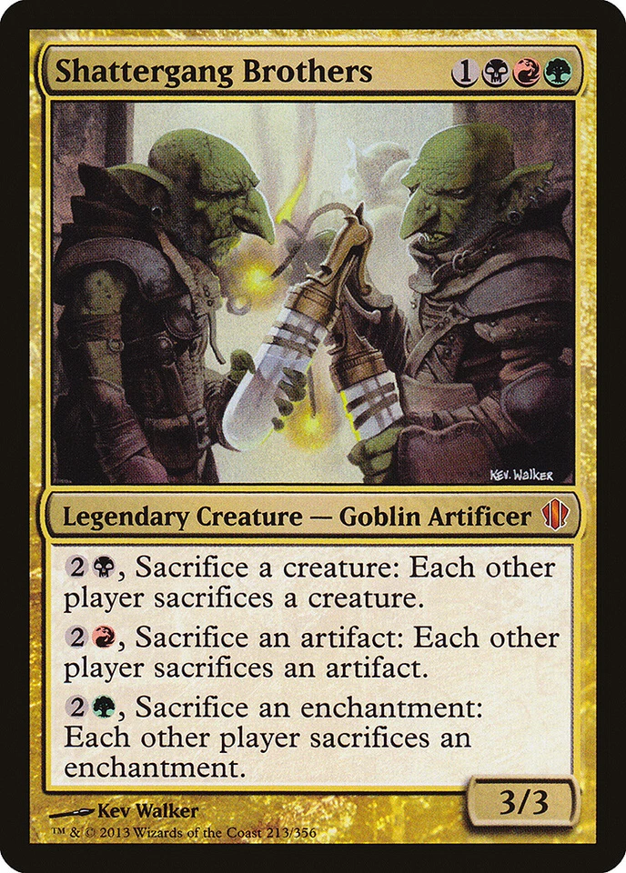 Shattergang Brothers Commander 2013 NM Mythic Rare CARD ABUGames - Image 1 of 1