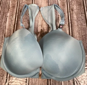 VICTORIA'S SECRET Women's 32DD Blue Push-Up Underwire Bra Front Closure NWT NEW - Picture 1 of 7