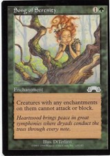 Song of Serenity *Uncommon* Magic MtG x1 Exodus SP