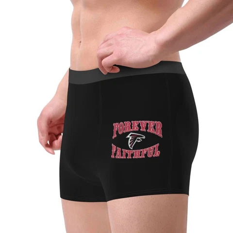 Forever Faithful Atlanta Falcons Men's Boxer Briefs Underwear Elastic Short Cover