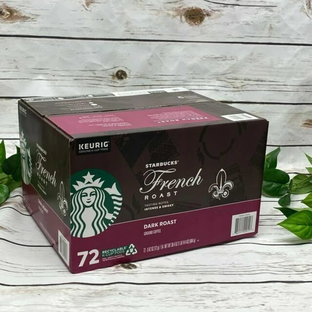 Starbucks French Dark Roast Coffee K-Cup Pods - 72 Count