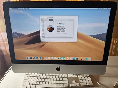 Apple iMac 21.5" 2013 - Core i5 3.5GHz 8GB RAM 1TB HDD  Mojave - Image 1 of 3