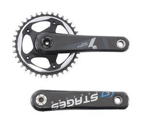 SRAM Force 1 BB30 1x 11 Spd Stages Power Meter Carbon Crankset 170mm 38T Gravel - Picture 1 of 7