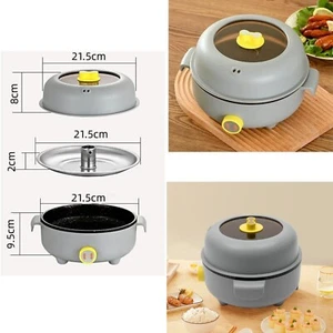 Elektrische Pfannen Kleine Hot Pot Elektro Bratpfanne Tragbarer Multi Kocher - Bild 1 von 8
