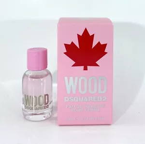 DSQUARED2 EAU DE TOILETTE IN LEGNO DA DONNA 5 ML. 0.17 FLOZ. MINI PROFUMO NUOVO - Foto 1 di 4