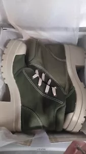 On Your Feet Shoes 6-10 Green 2" Platform Heel Sneakers 'Once More' Y2K Style - Picture 1 of 9
