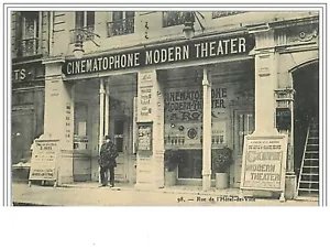 LYON Rue de l'Hôtel de Ville Cinéma à l'usage des troupes anglaises Cine - 1709 - Bild 1 von 2
