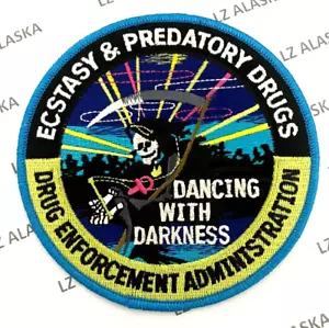 DEA DRUG ENFORCEMENT ADMIN ECSTASY & RÄUBERISCHE DROGEN PATCH (PD 11) POLIZEI - Bild 1 von 3