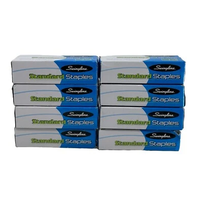 8x Grapas Estándar Swingline 1/4’’ 210/Tira 5000/Caja (40.000 en Total) Nuevas En Caja Foto 1 de 4
