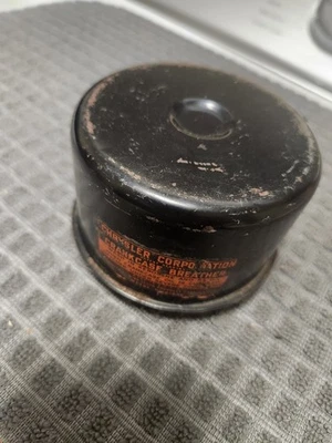 NOS Mopar 1311861 Oil Filler Cap Chrysler Dodge DeSoto Chrysler 1946-1955 Inline Foto 1 de 3