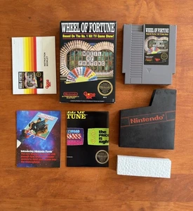 Wheel of Fortune (Nintendo NES) MINT CIB Complete w/ All Inserts - Ships Fast - Picture 1 of 14