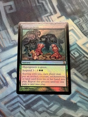 MTG Foil Hypergenesis Time Spiral (NM Front / EX/LP Back) - Image 1 of 4