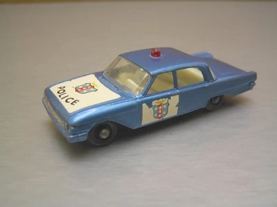 Matchbox Regular Wheels Lesney #55 Ford Fairlane Police Car - Image 1 of 4