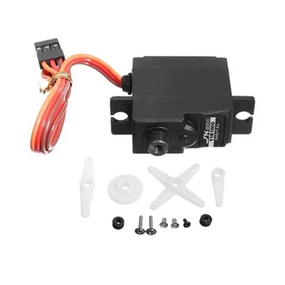 Metal Steering Gear Servo Set For WPL 1/16 RC Car B14 B16 Tow Hook SCX10 D90 C - Image 1 of 4