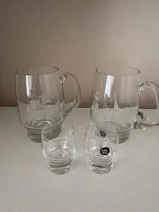 Rosenthal studio line | Der Hafen Hamburg | 2 Bier- u. 2 Schnapsgläser | elegant - Bild 1 von 4