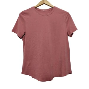 Lululemon Love Curved-Hem Crewneck T-Shirt Women's 8 Preppy - Picture 1 of 3