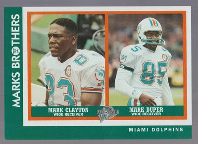 2004 Topps Fam Favorites JUMBO #4 MARKS BROTHERS Dolphins Duper & Clayton /799 - Image 1 of 2