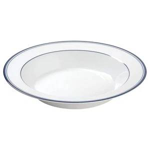 Dansk Allegro Blue Rimmed Soup Bowl - Picture 1 of 1
