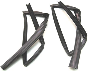 1980-1990 Chevrolet Caprice & Impala 4 dr front door window channel seals, pair - Picture 1 of 6