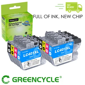 2er Set LC401XL Farb Tintenpatrone für Brother MFC-J1010DW MFC-J1170DW MFCJ1012DW - Bild 1 von 11