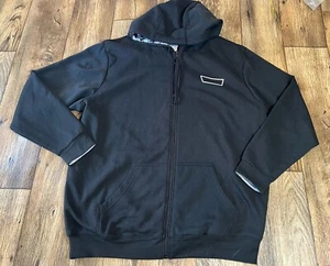 Krispy Kreme Hoodie Sweatshirt Mens XL Big Logo Black White - Picture 1 of 8