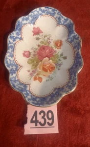 China Trinket Dish George Jones Crescent Pottery roses charming small bowl - Picture 1 of 3