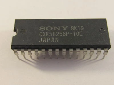 CXK58256P-10L Sony 32K x 8 Bit High Speed Static CMOS RAM DIP28 - gebraucht! - Image 1 of 2