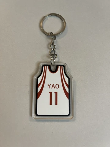 Yao Ming Houston Rockets Jersey Acrylic Keychain NBA Basketball Cover
