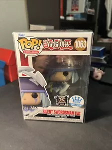 Funko Pop Yu-Gi-Oh Silent Swordsman Lv0 Funko Exclusive + Plastic Protector!!! - Picture 1 of 5
