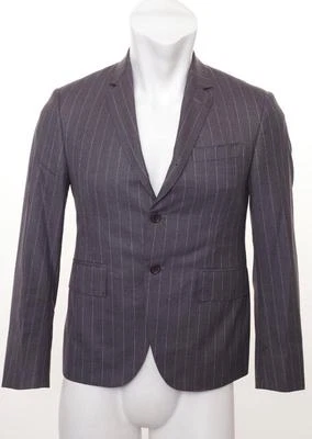Abrigo Chaqueta Blazer THOM BROWNE Carbón Rayas 3 Botones 0/36 NUEVO HECHO EN EE. UU.* Foto 1 de 4