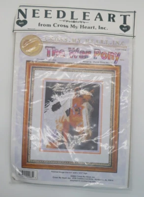 Needleart Cross My Heart - The War Pony - Kit de punto de cruz contado Foto 1 de 4