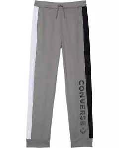 Converse Boy's Joggers Sweatpants Color-Block Dark Grey Heather Size 5 $35 - Picture 1 of 9