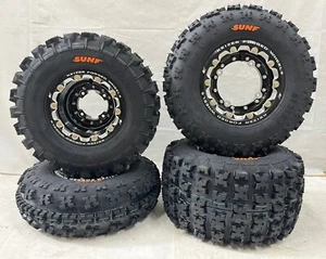 Keizer Beadlock Rims Sunf A027 Tires Banshee YFZ450 YFZ450R Raptor 700 660 250 - Picture 1 of 5
