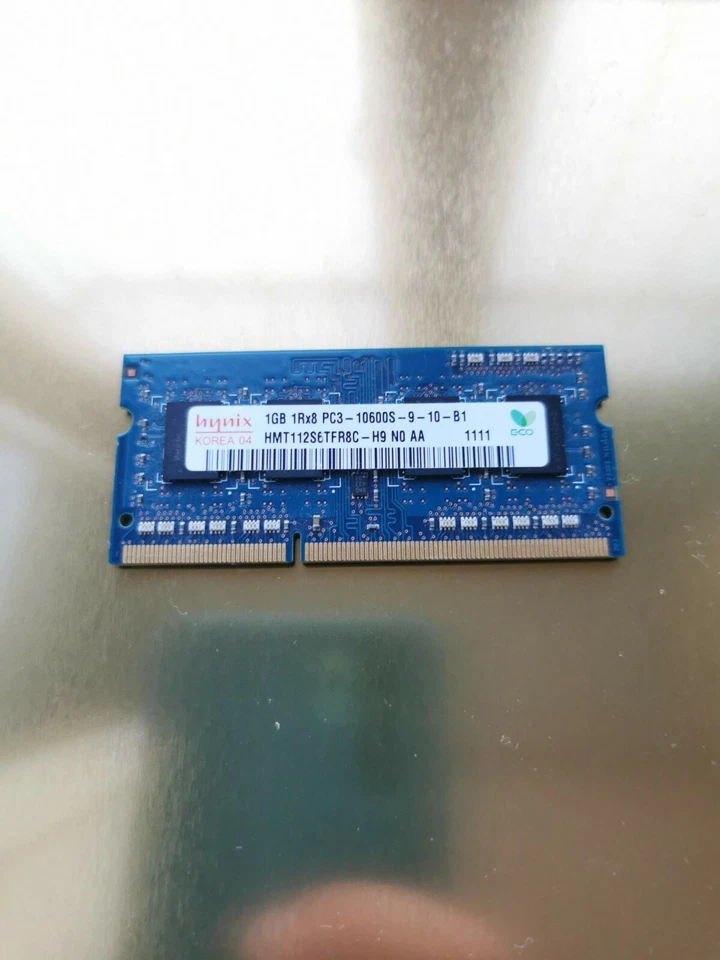 RAM HYNIX 1GB 1RX8 PC3-10600S-9-10-B1  (89) - Immagine 1 di 1